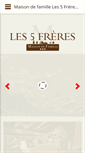 Mobile Screenshot of les5freres.com
